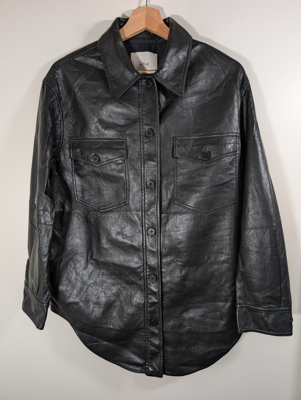 Wilfred pleather jacket - Small