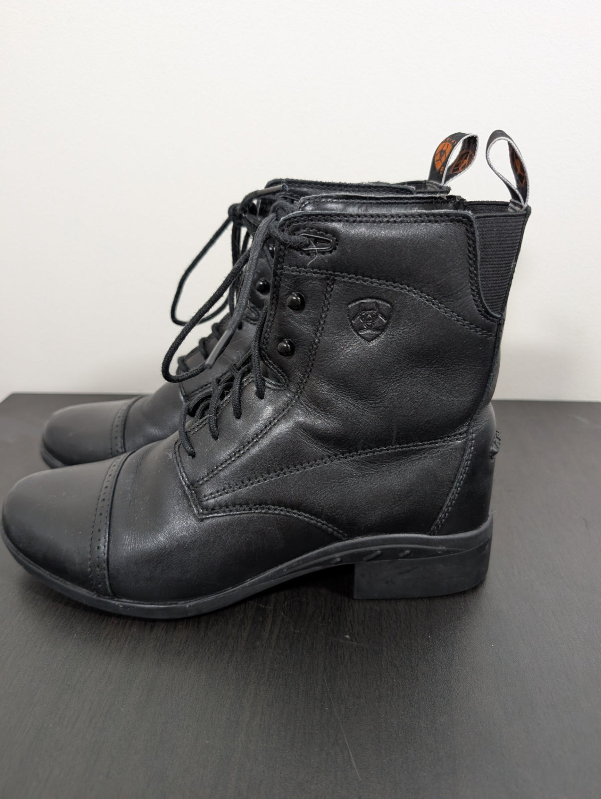Ariat black lace up boots - SZ 7
