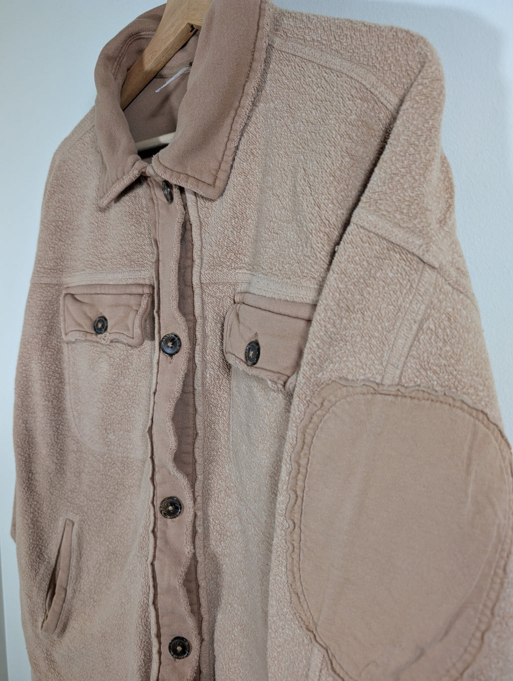 Free People brown shacket - Small