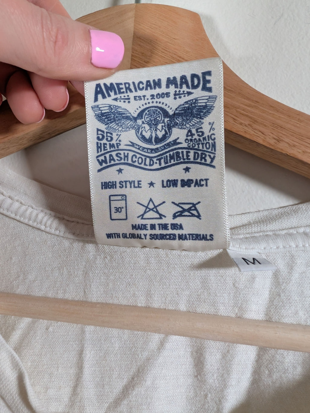 Jungmaven hemp/cotton t-shirt - Medium