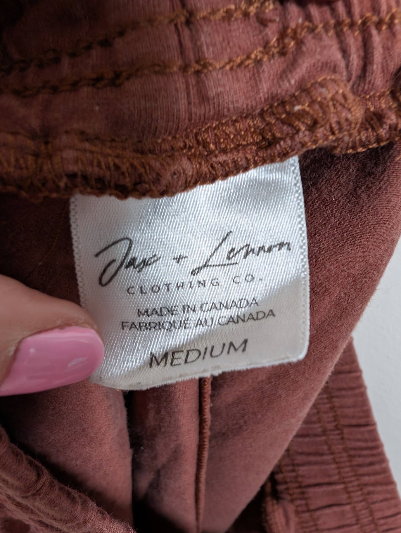 Jax + Lennon rust shorts - Medium