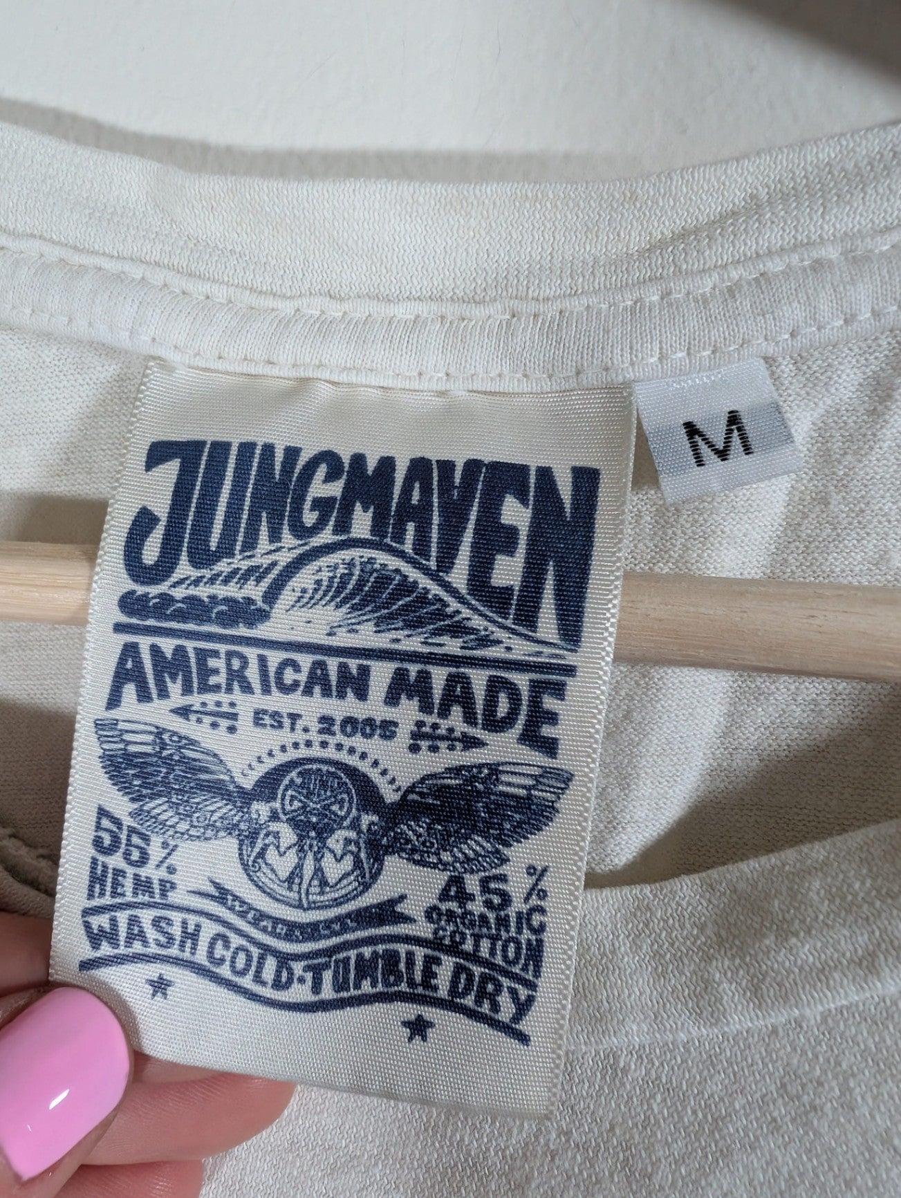 Jungmaven hemp/cotton t-shirt - Medium
