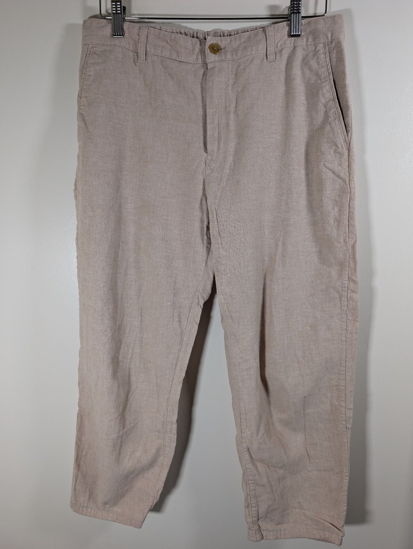 Uniqlo beige linen pants - Large