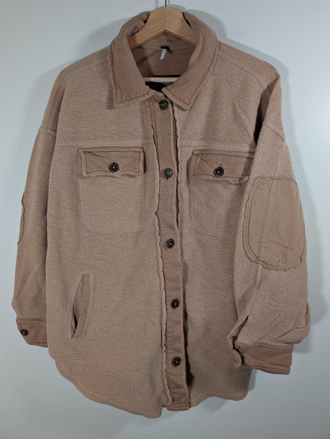Free People brown shacket - Small