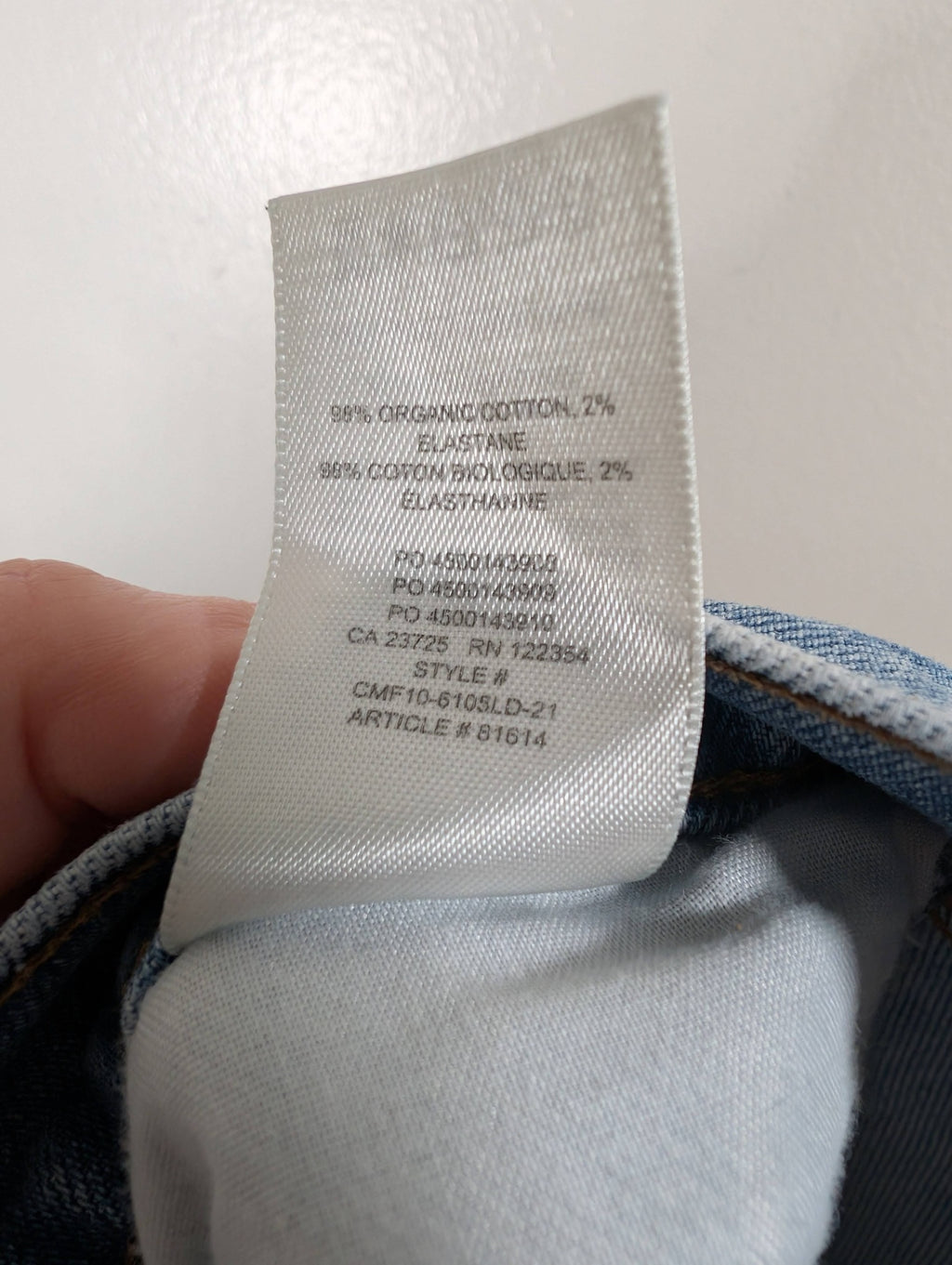 Denim Forum the arlo high rise straight - SZ 29