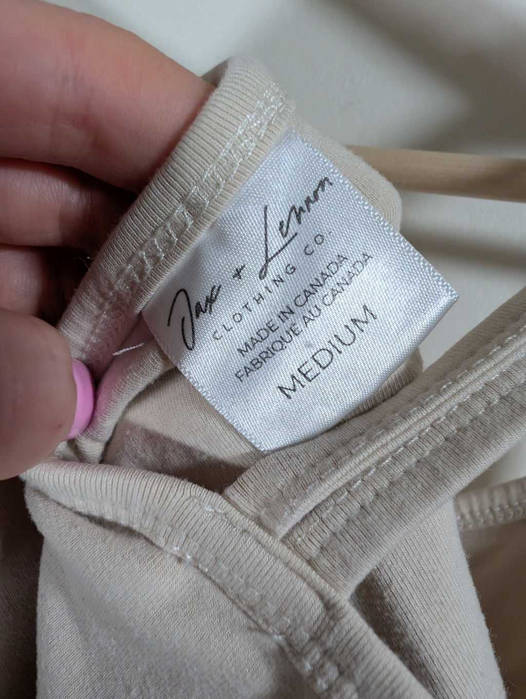 Jax + Lennon white bra - Medium