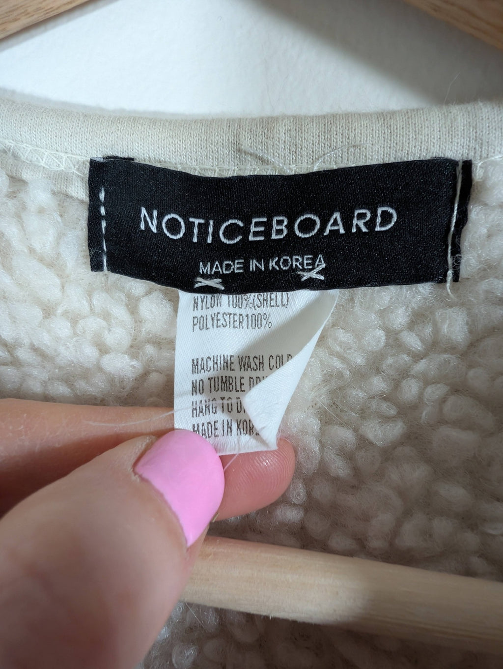 Noticeboard jacket - appears Medium