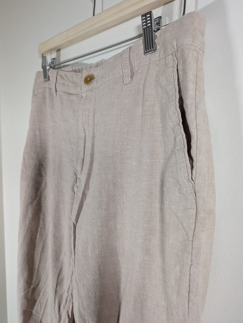 Uniqlo beige linen pants - Large