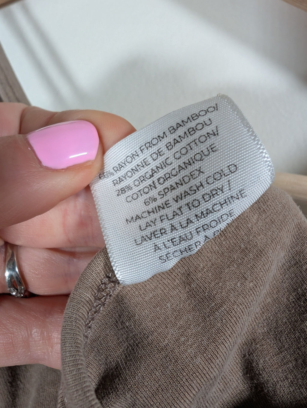 Jax + Lennon brown bra - Medium