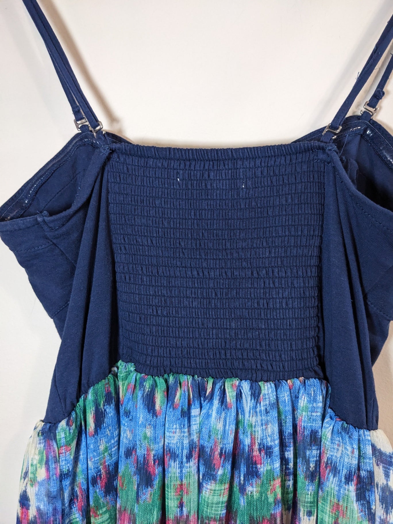 Aeropostale Navy Patterned Maxi Dress - M