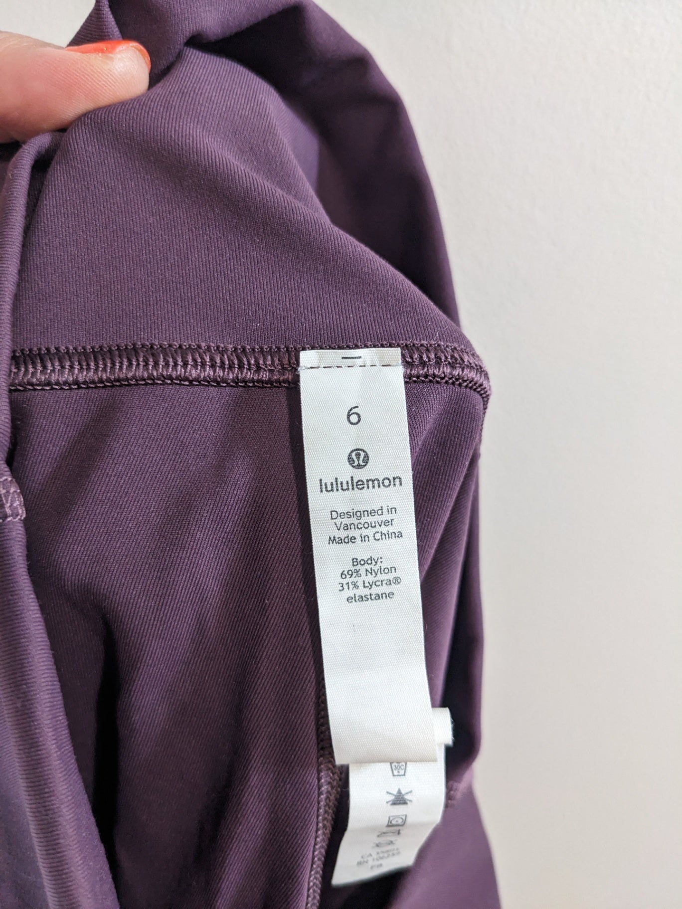 Lululemon Align Plum Leggings - sz 6