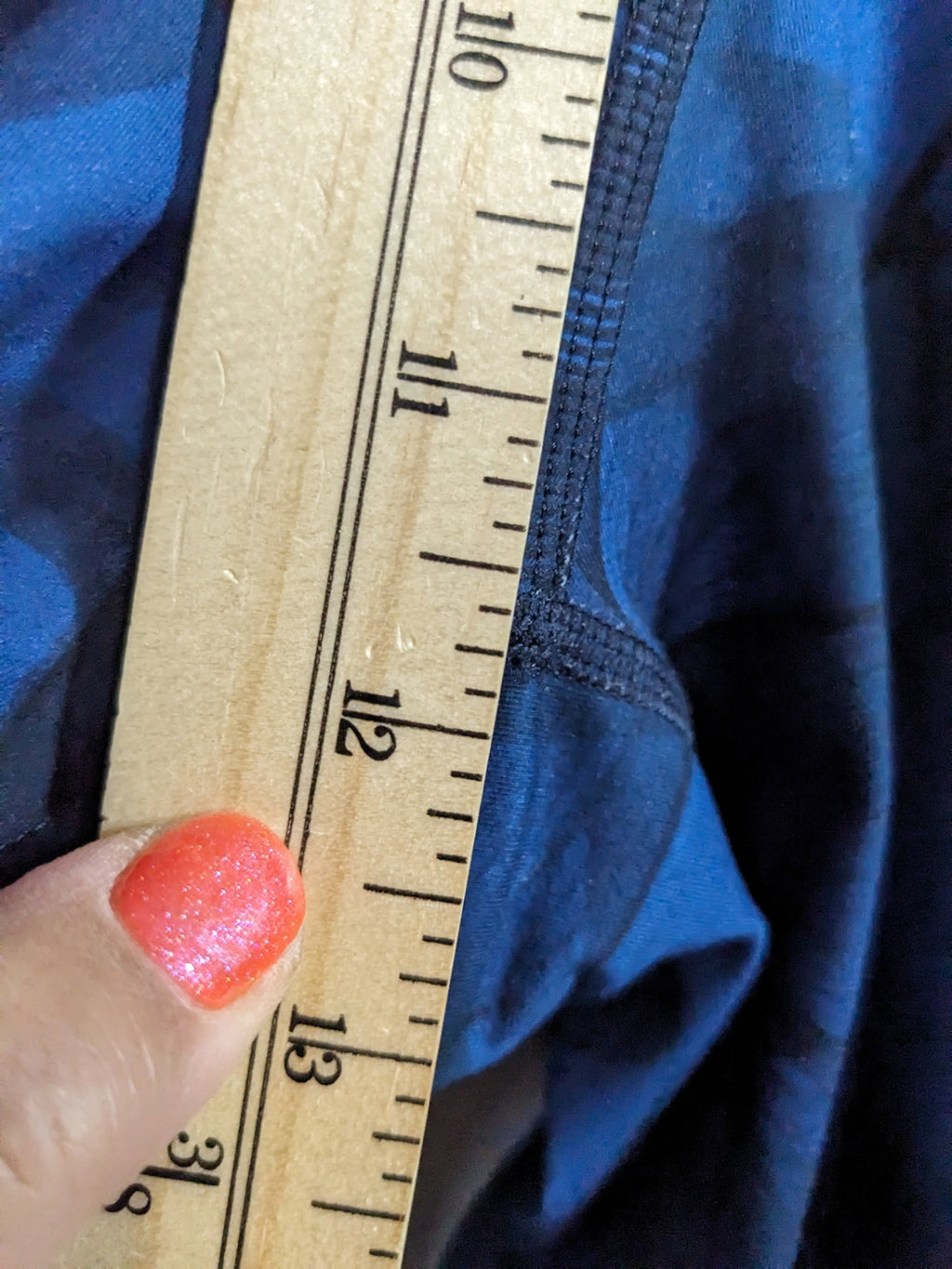 New Balance Blue Floral Leggings - XL