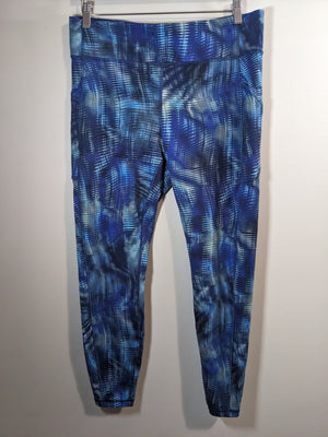 Lululemon Blue Patterned Leggings - sz 14