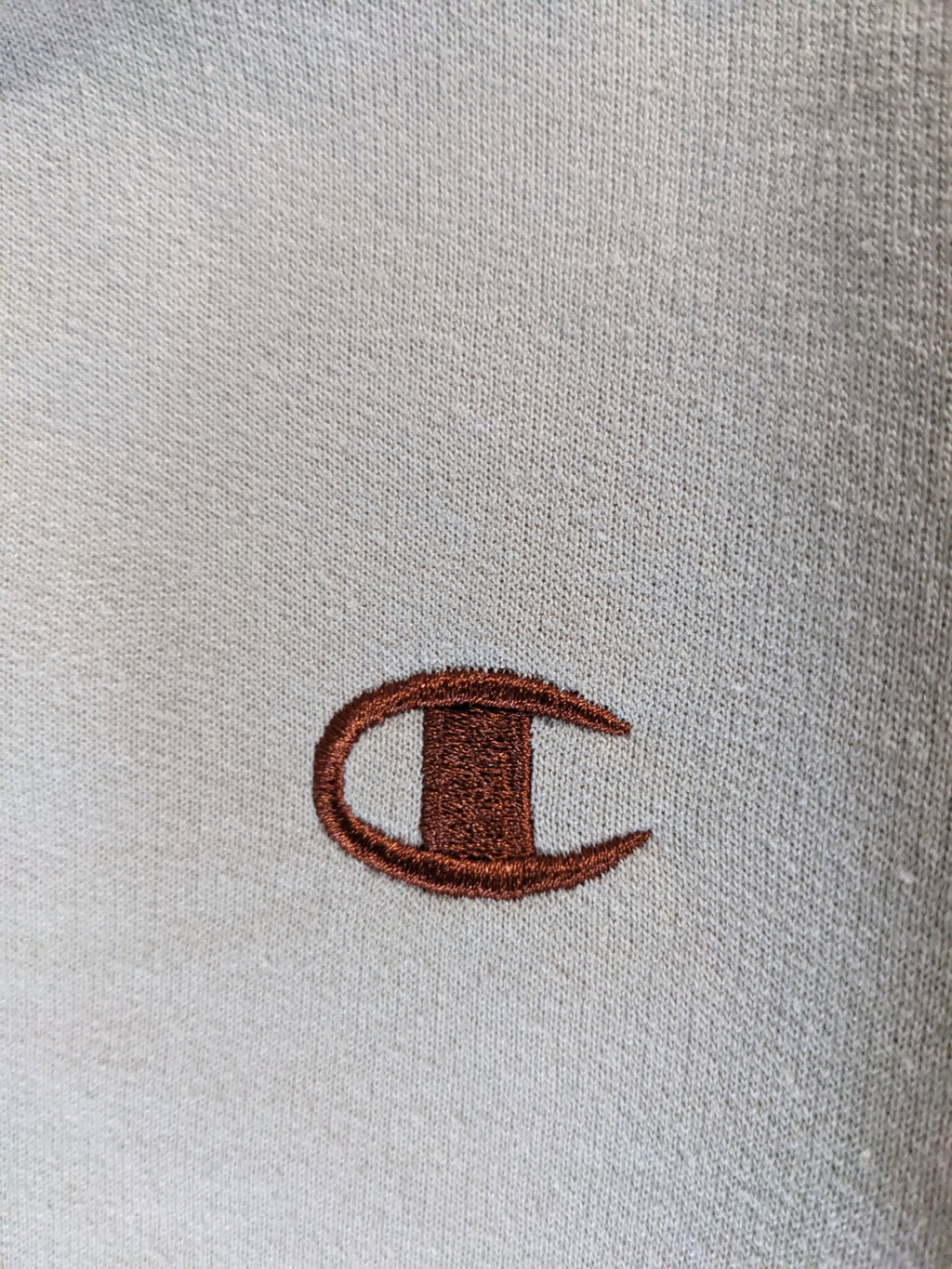 Champion Beige Mock Neck Sweatshirt - S