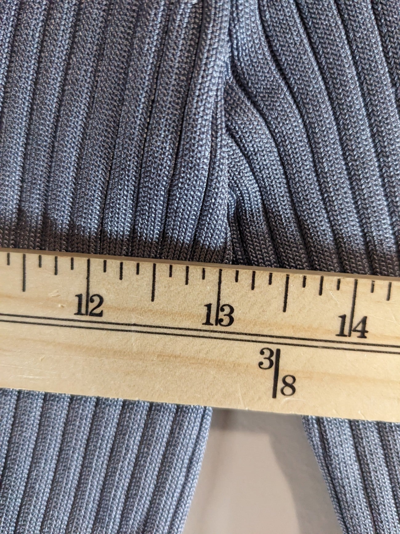 Abercrombie & Fitch Blue Ribbed Long Sleeve - S