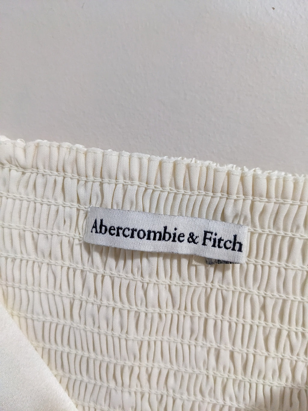 Abercrombie & Fitch Satin Crop Tank - appears medium