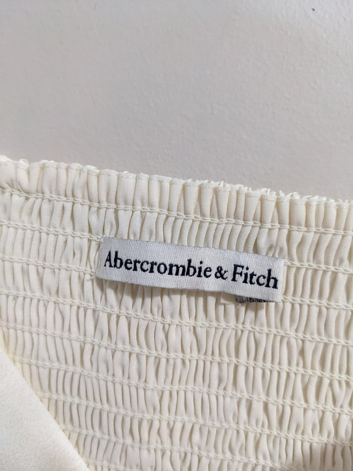 Abercrombie & Fitch Satin Crop Tank - appears medium