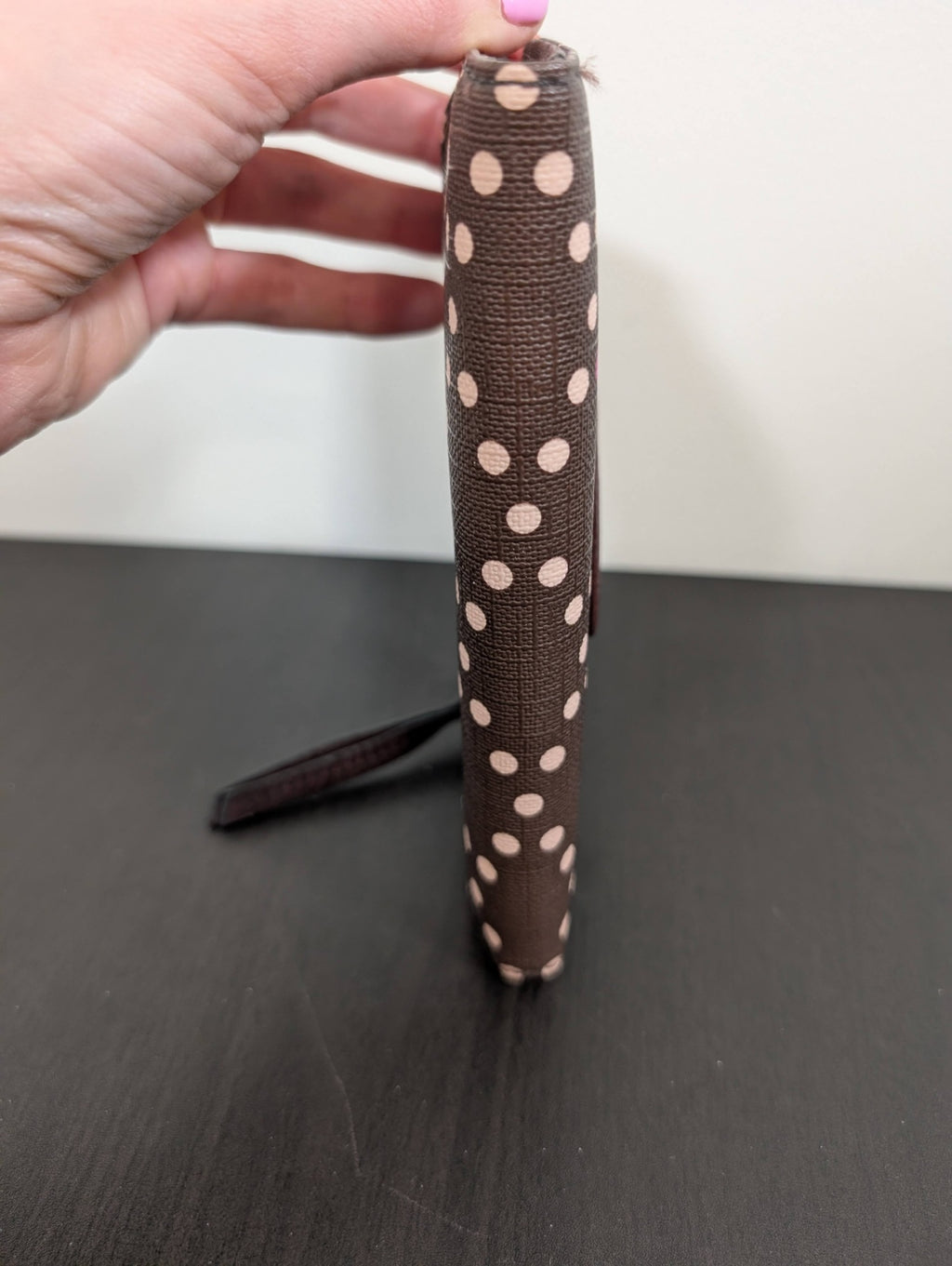 Fossil polka-dot wallet
