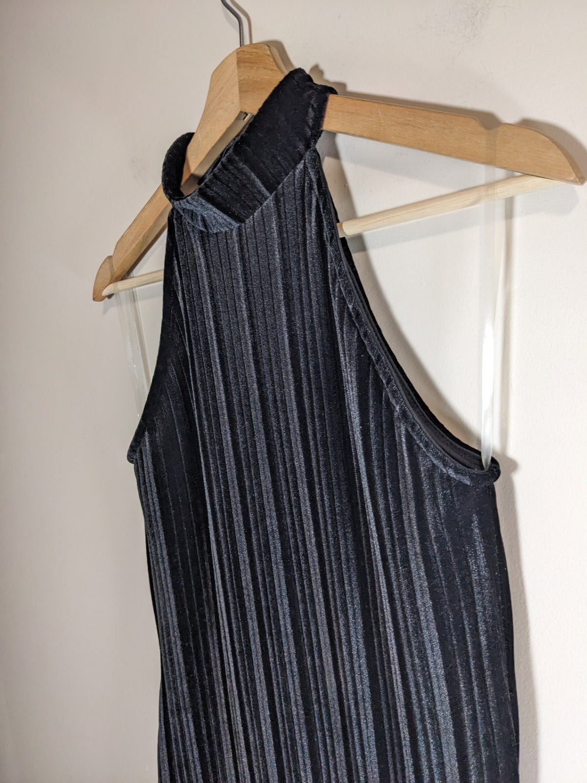 NWT Reitmans Black Velvet Dress - S
