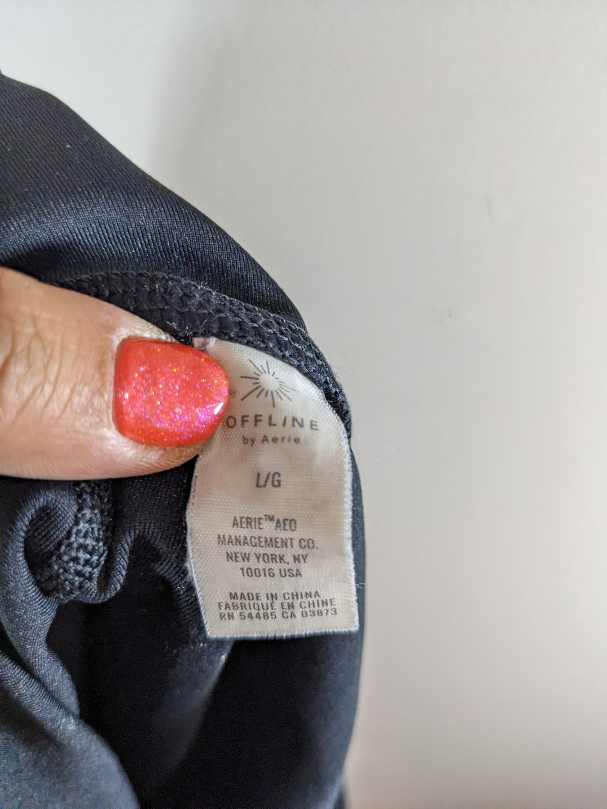 Aerie Black Biker Shorts - L