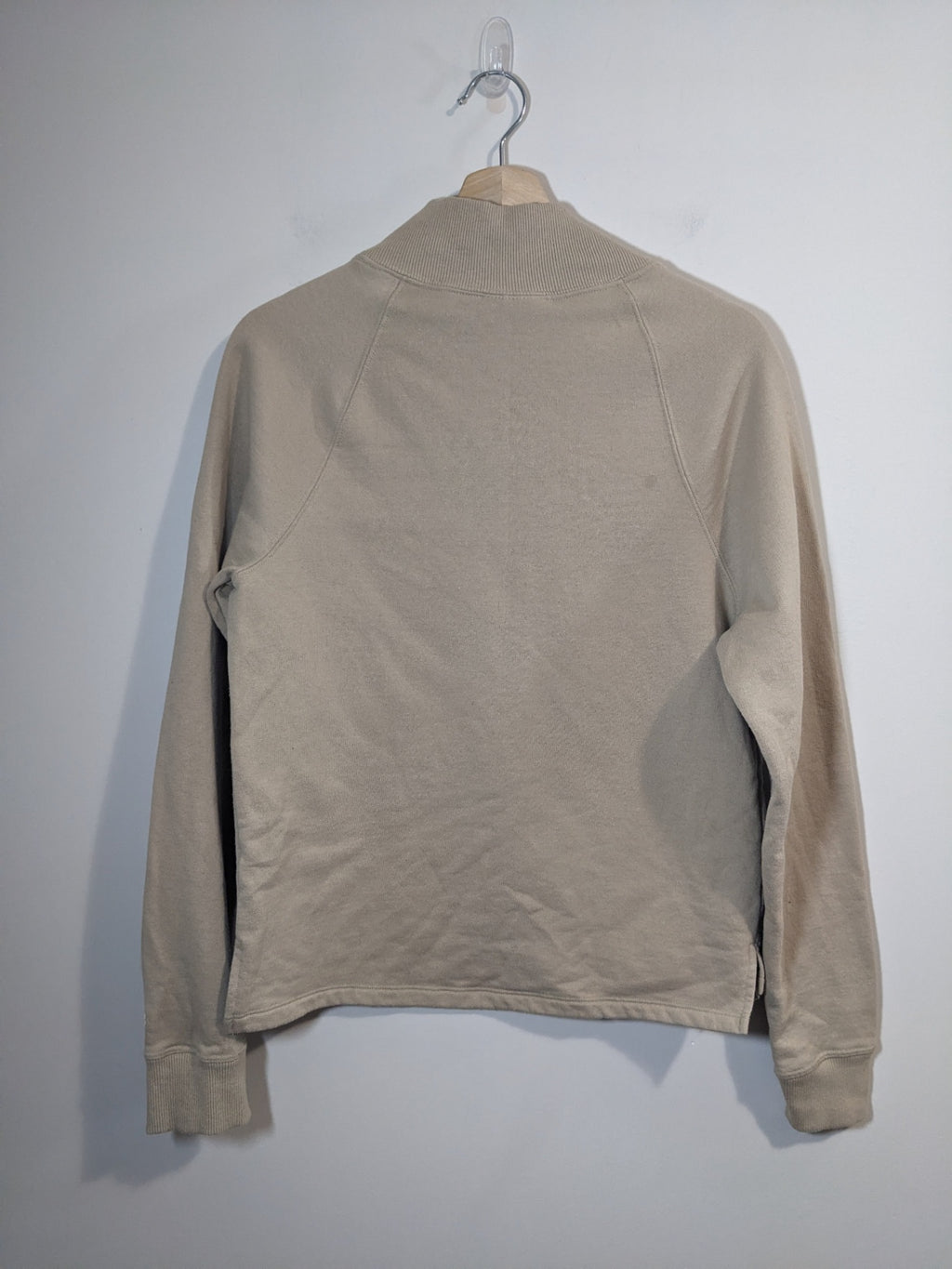 Champion Beige Mock Neck Sweatshirt - S