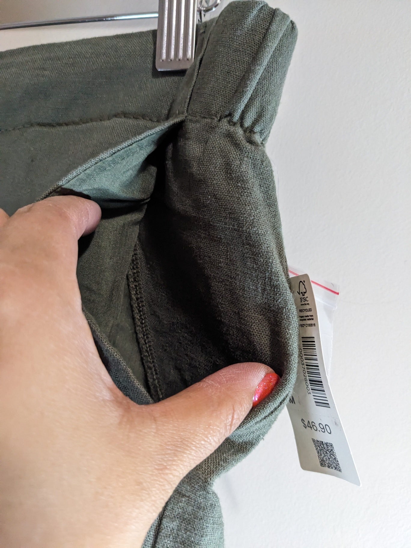 Retimans Linen Skort - M