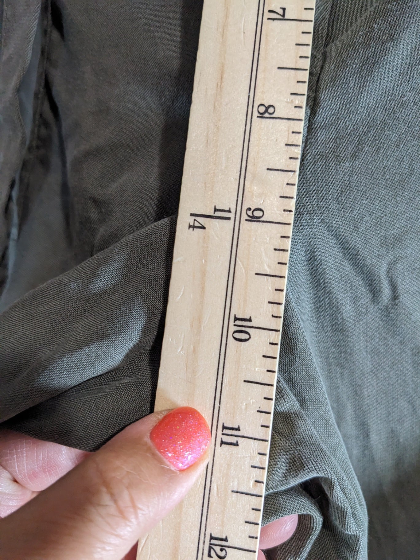 Reitmans Olive Tie Pants - sz 18