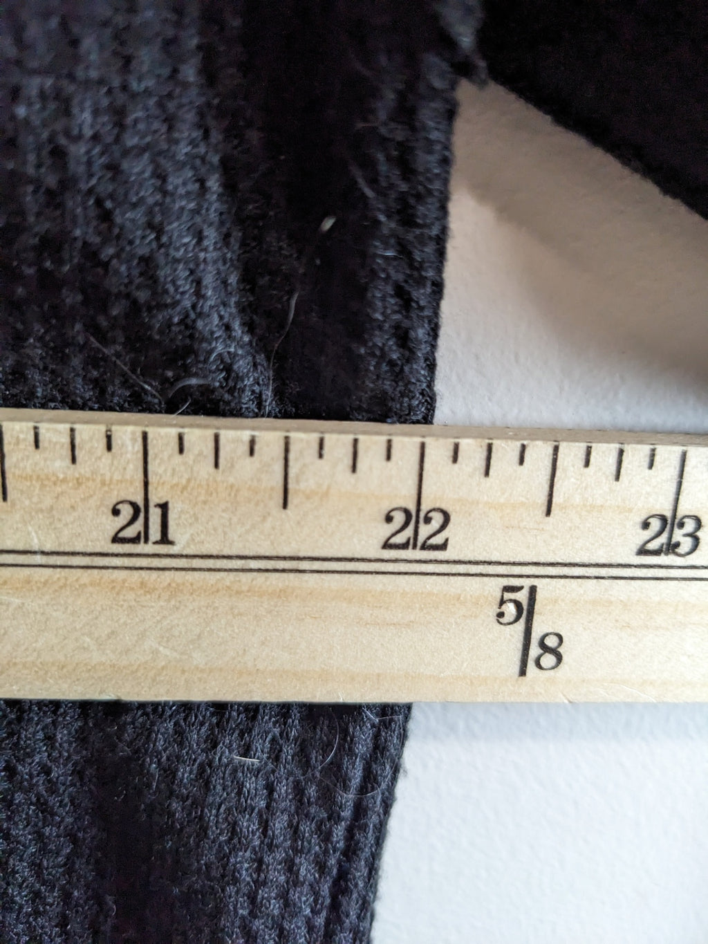la miel waffle knit long sleeve - M