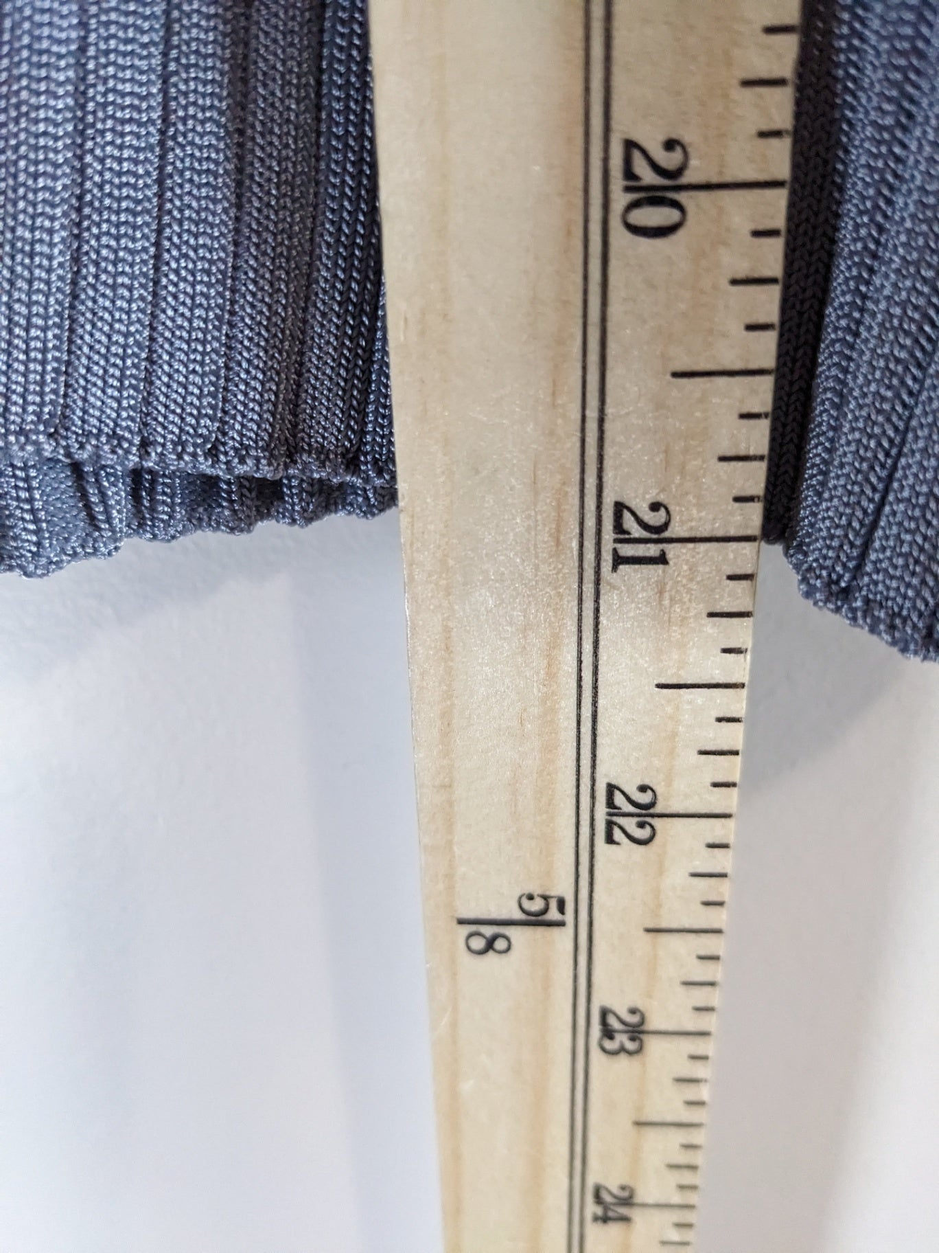 Abercrombie & Fitch Blue Ribbed Long Sleeve - S