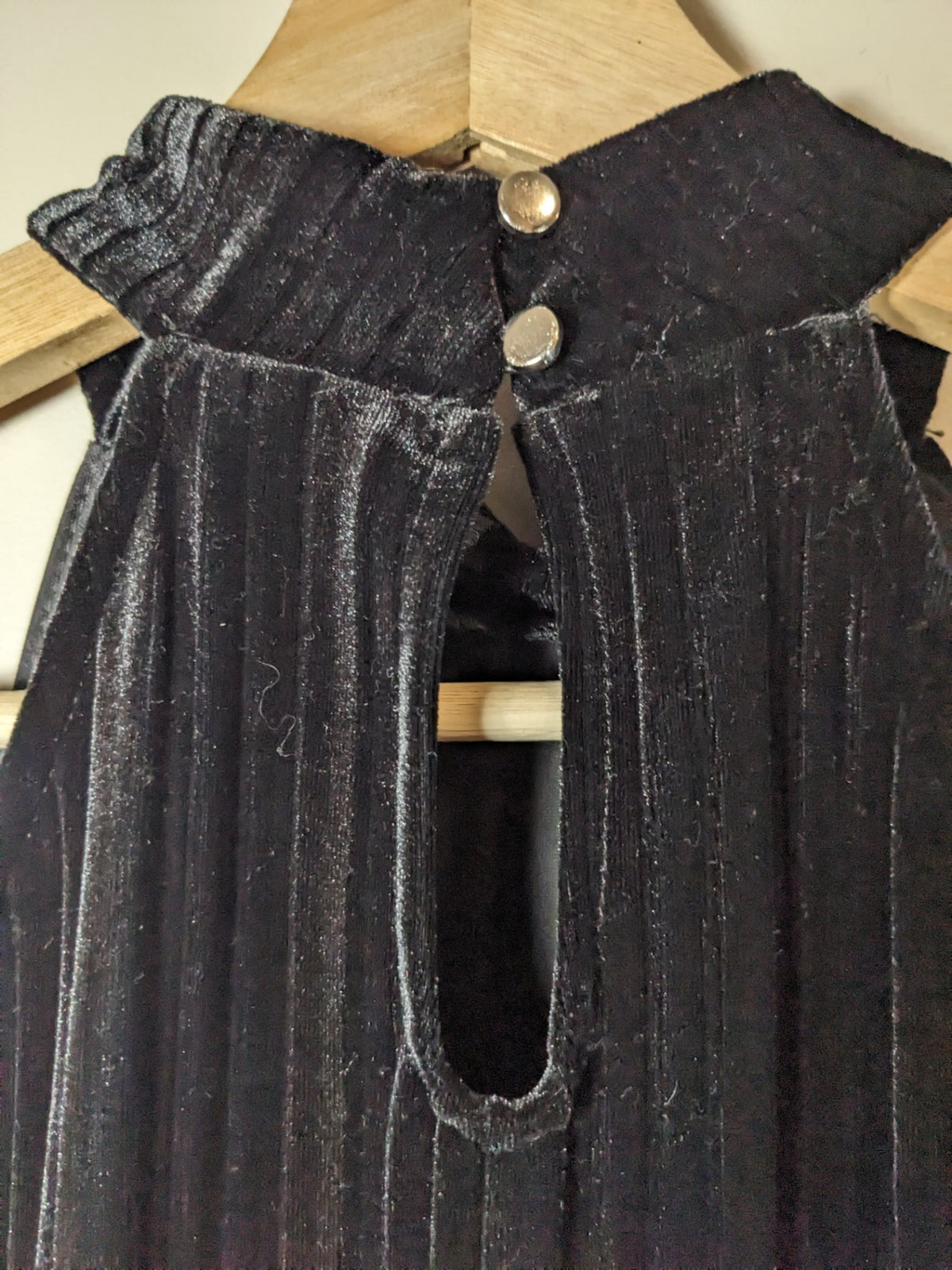 NWT Reitmans Black Velvet Dress - S