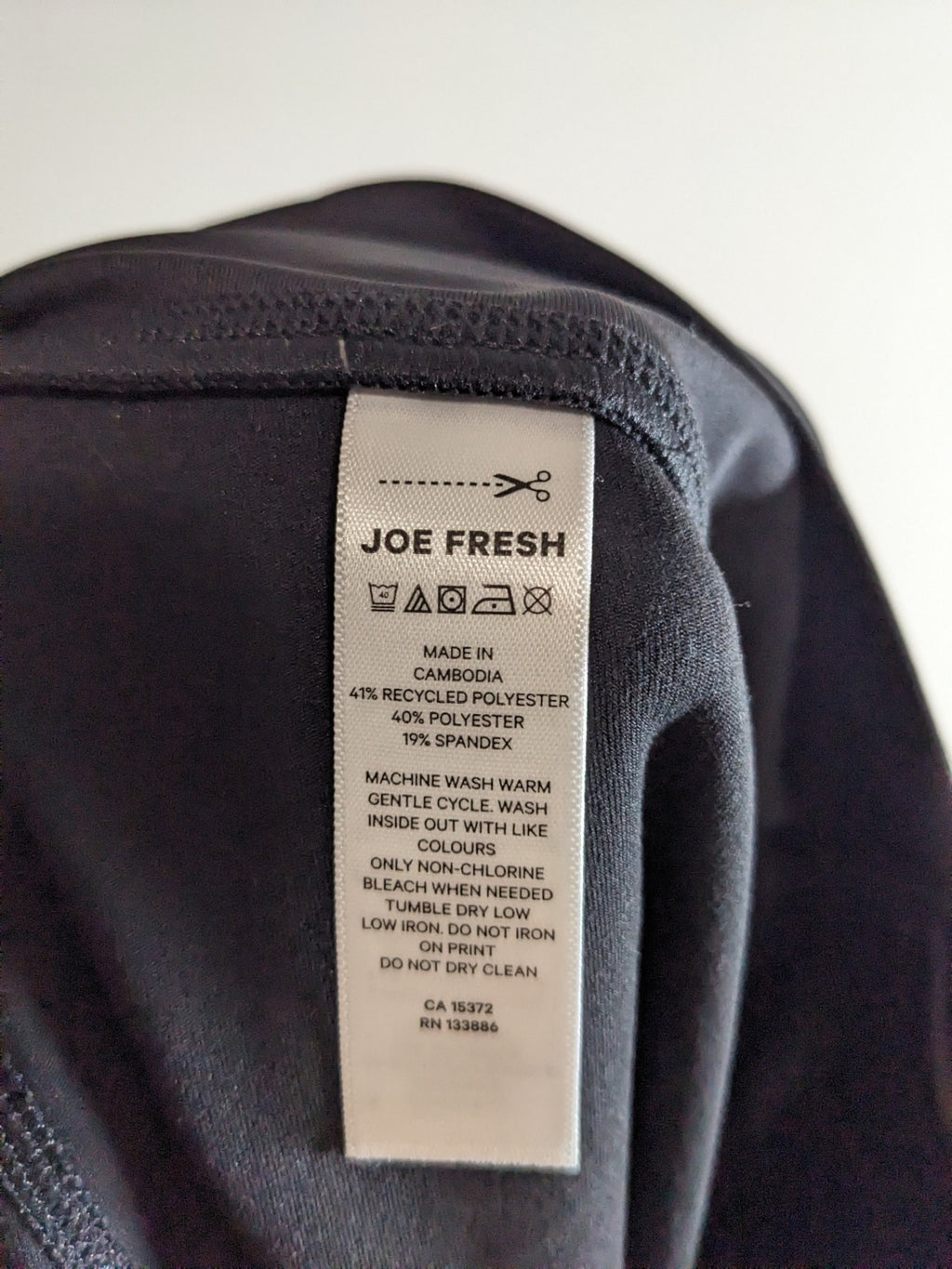 Joe Fresh Black Biker Shorts - M