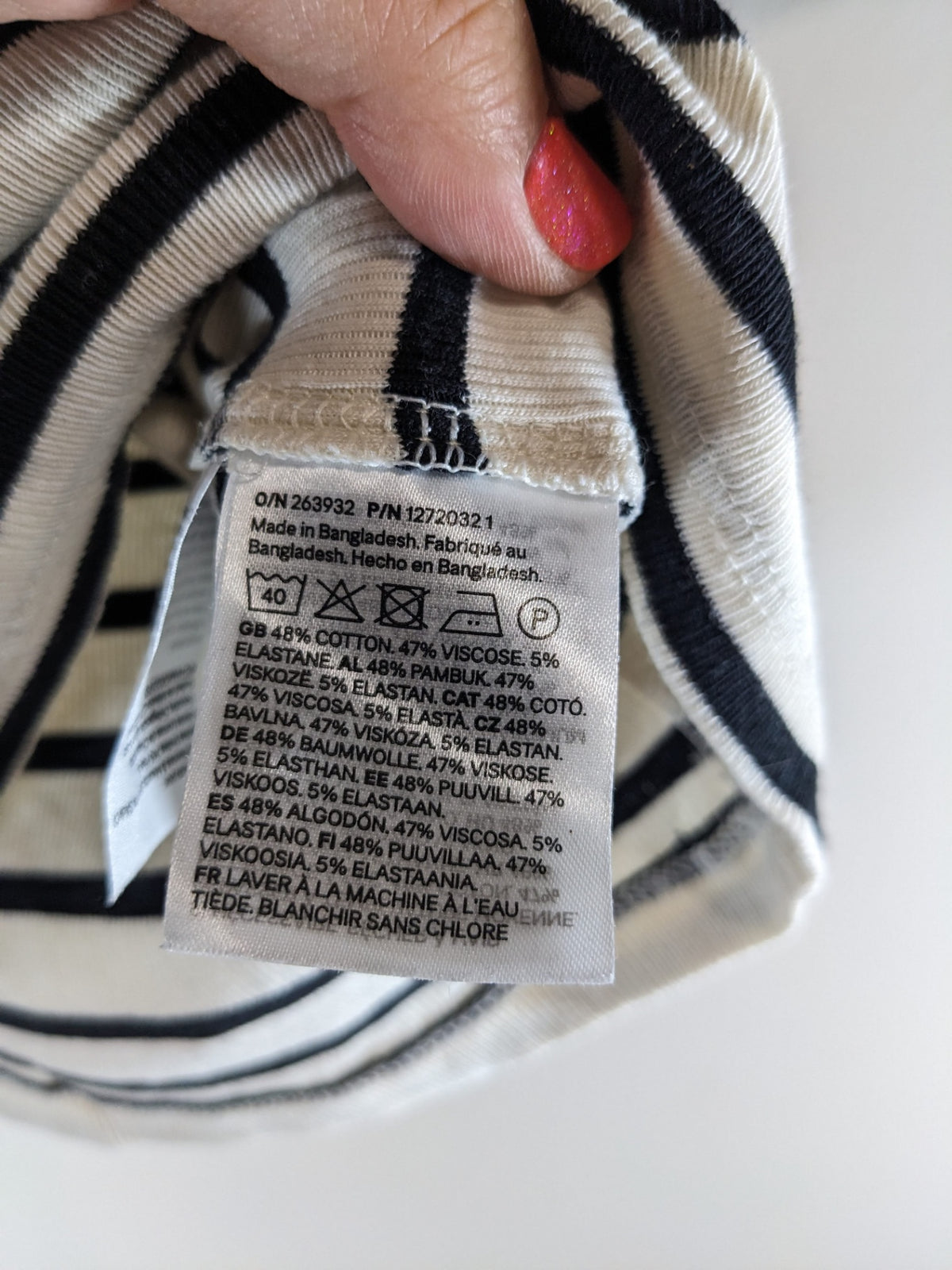 H&M Striped Polo - S