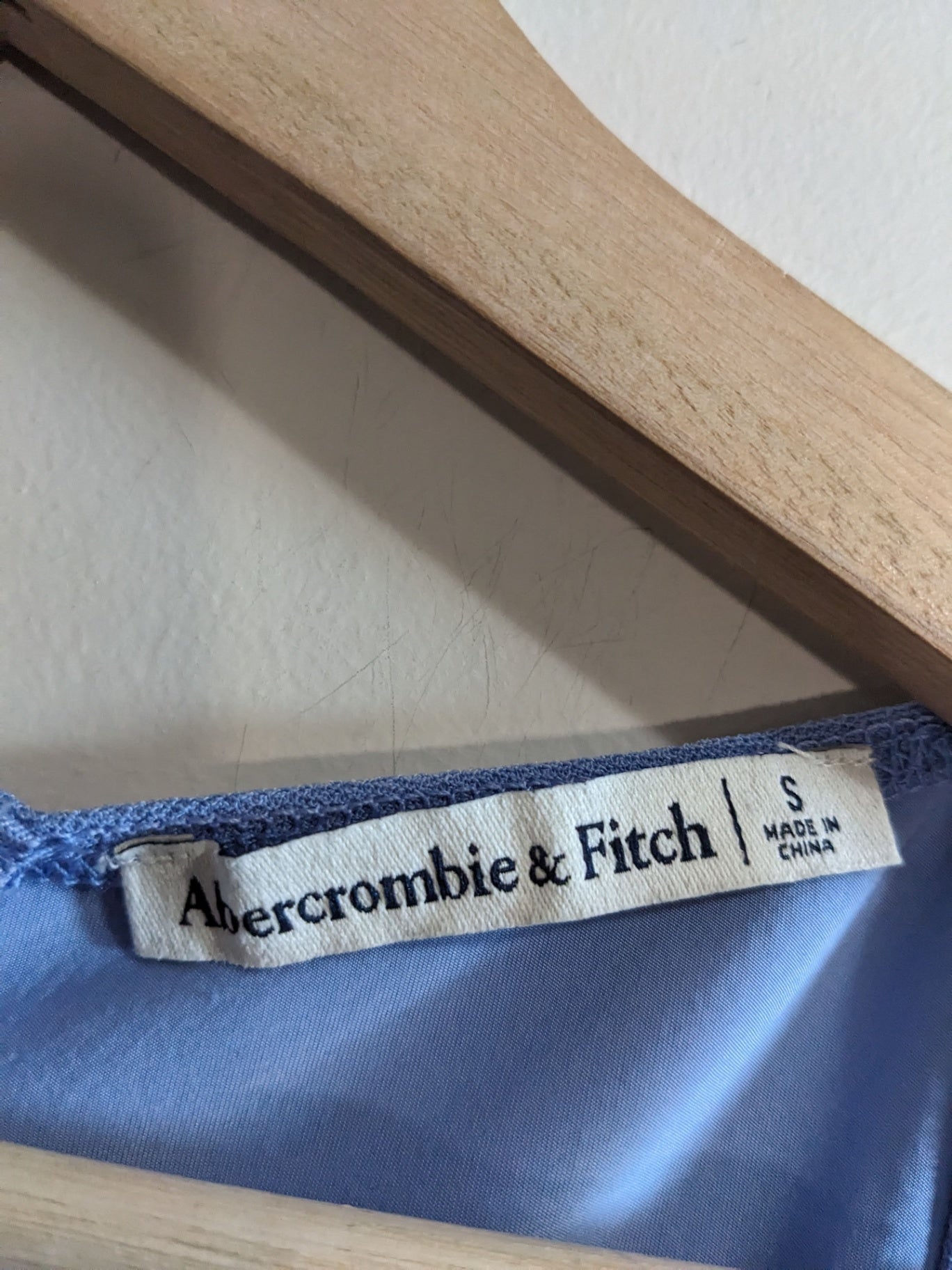 Abercrombie & Fitch Blue Cut-Out Dress - S