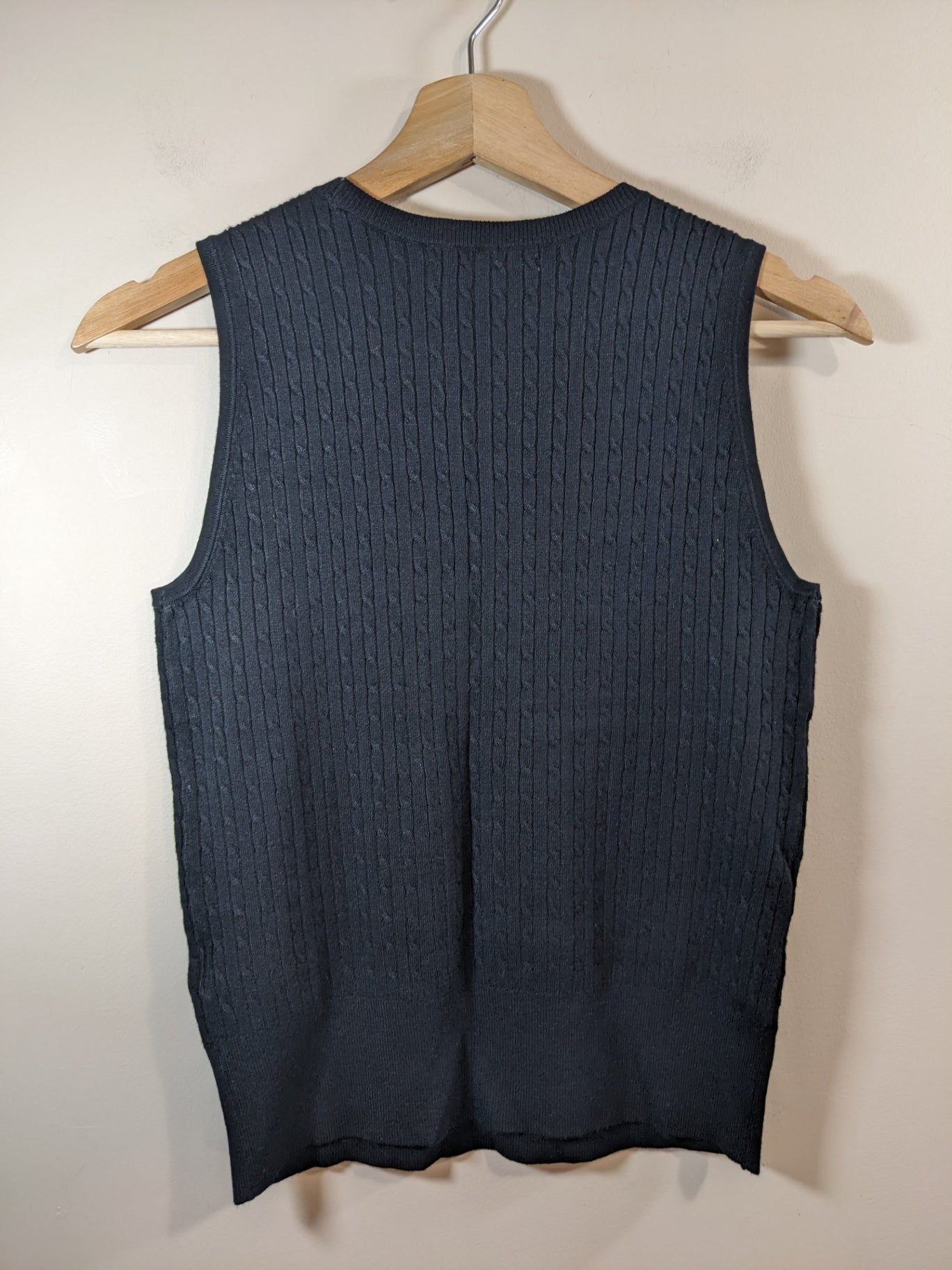 JOE FRESH Black Sweater Vest - M