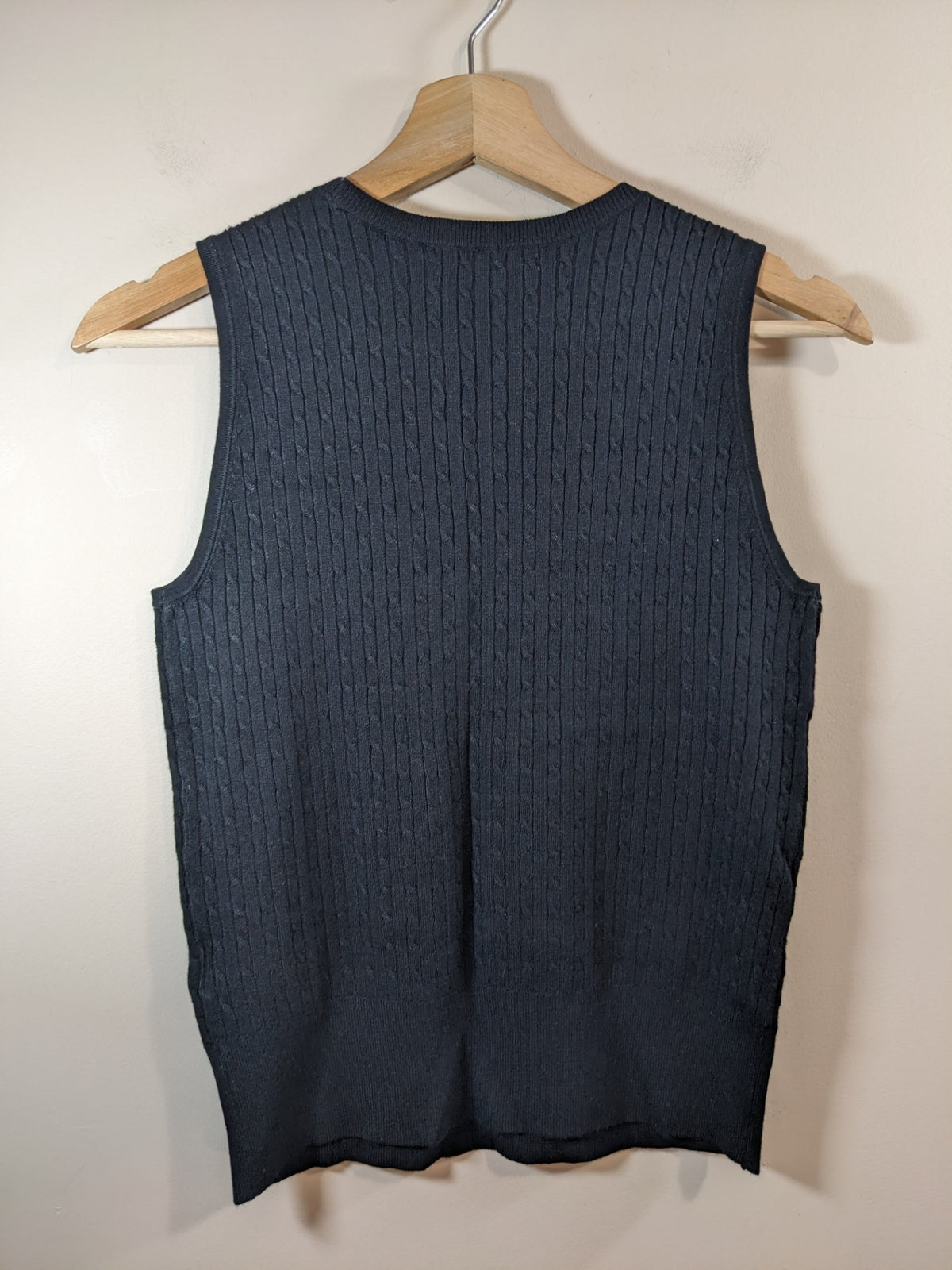 JOE FRESH Black Sweater Vest - M