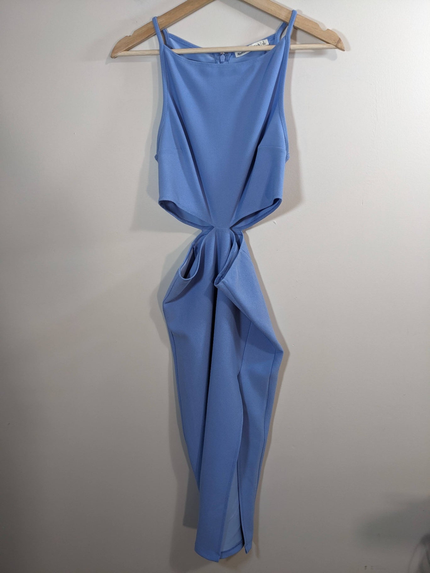 Abercrombie & Fitch Blue Cut-Out Dress - S