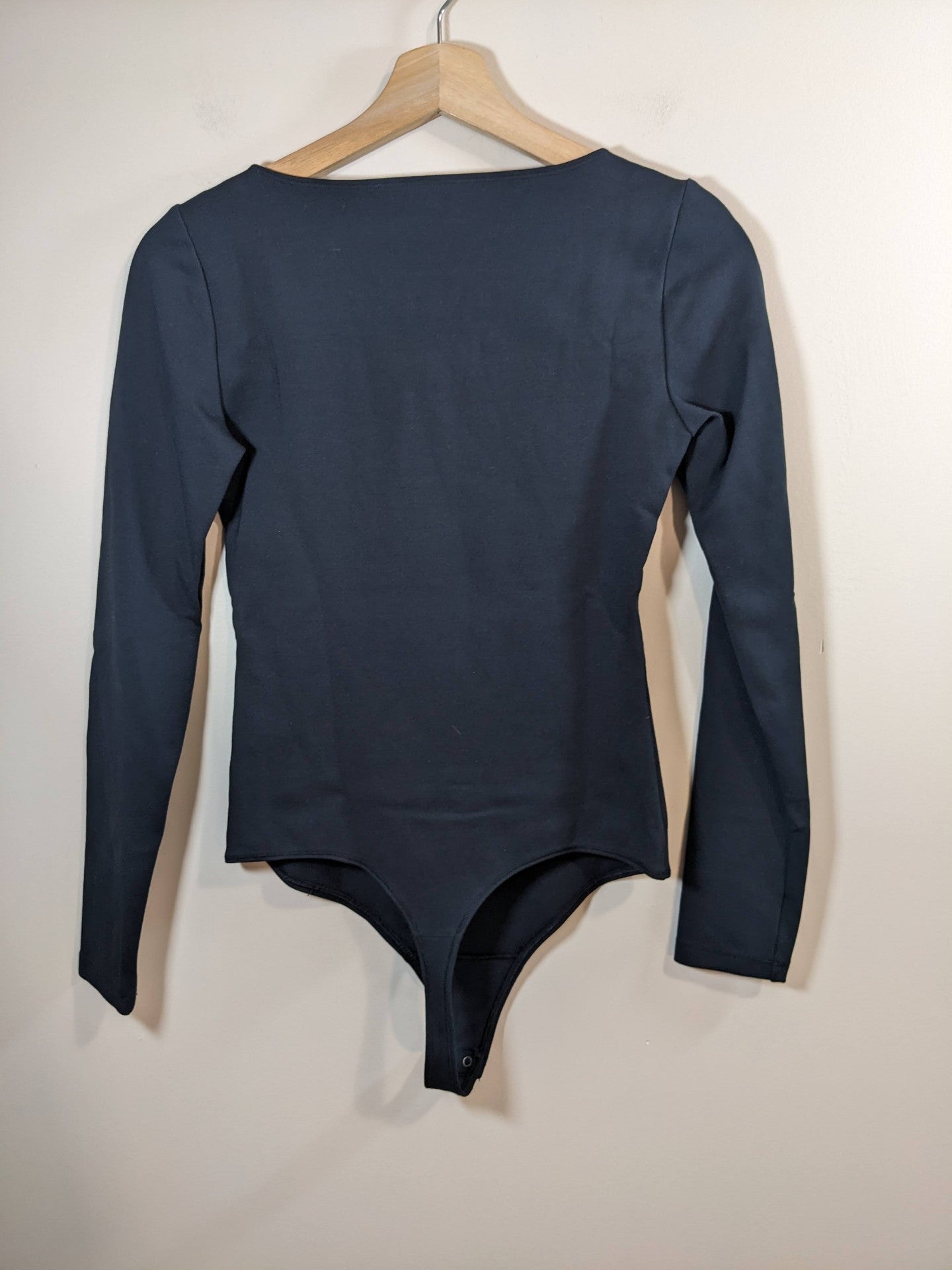 Abercrombie & Fitch Black Long Sleeve Bodysuit - S
