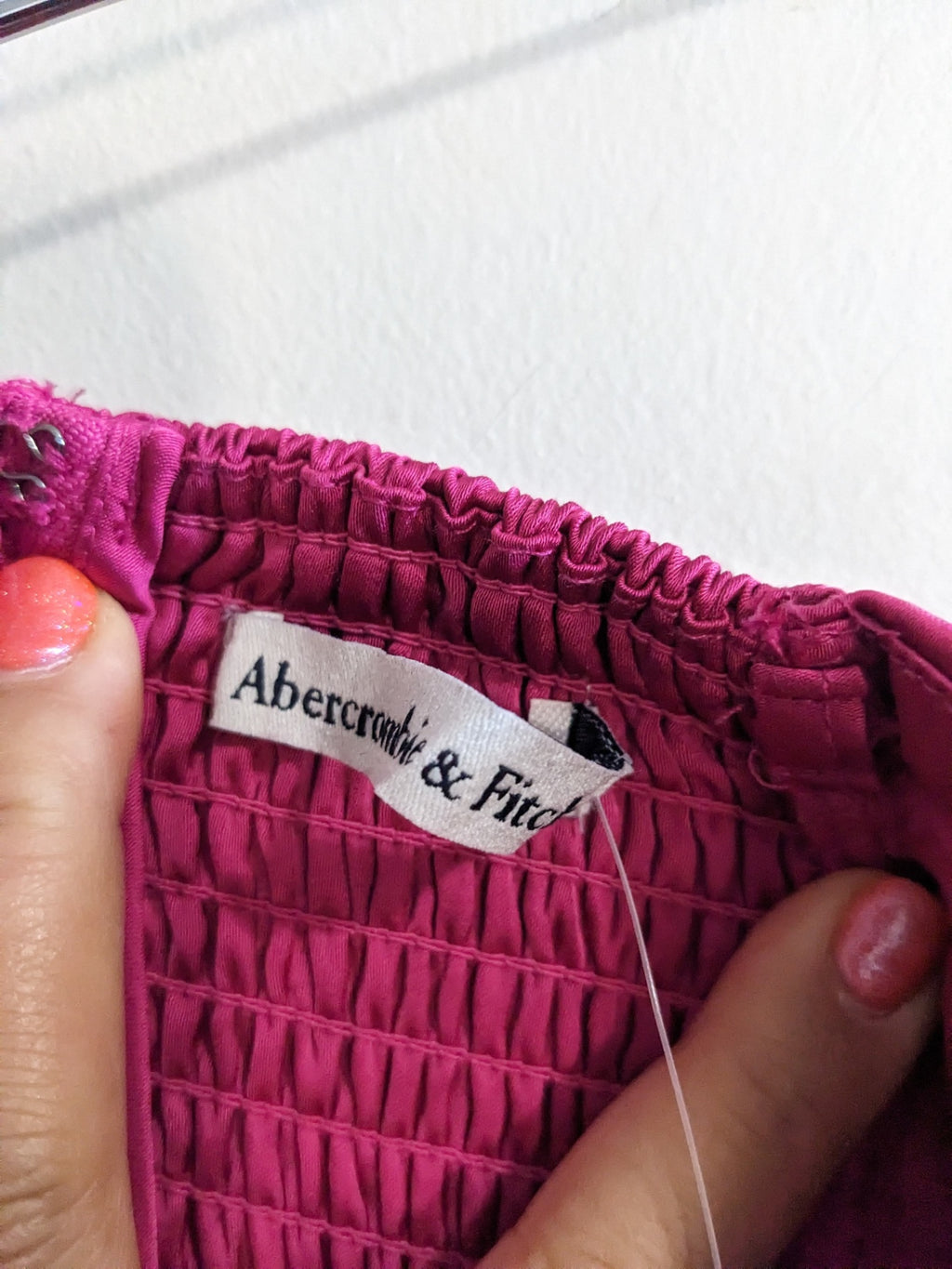 NWT Abercrombie & Fitch Pink Strapless Dress - S