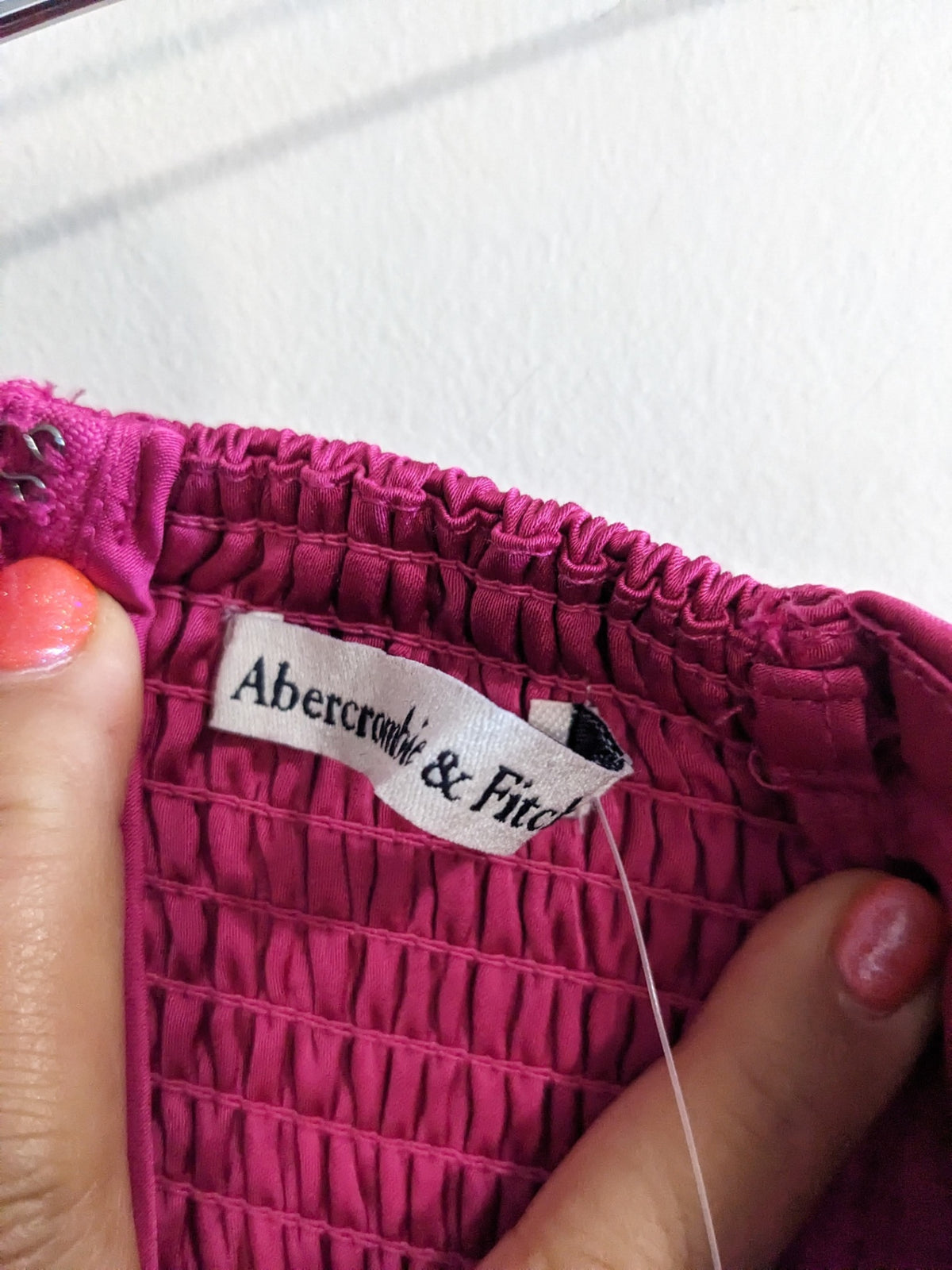 NWT Abercrombie & Fitch Pink Strapless Dress - S