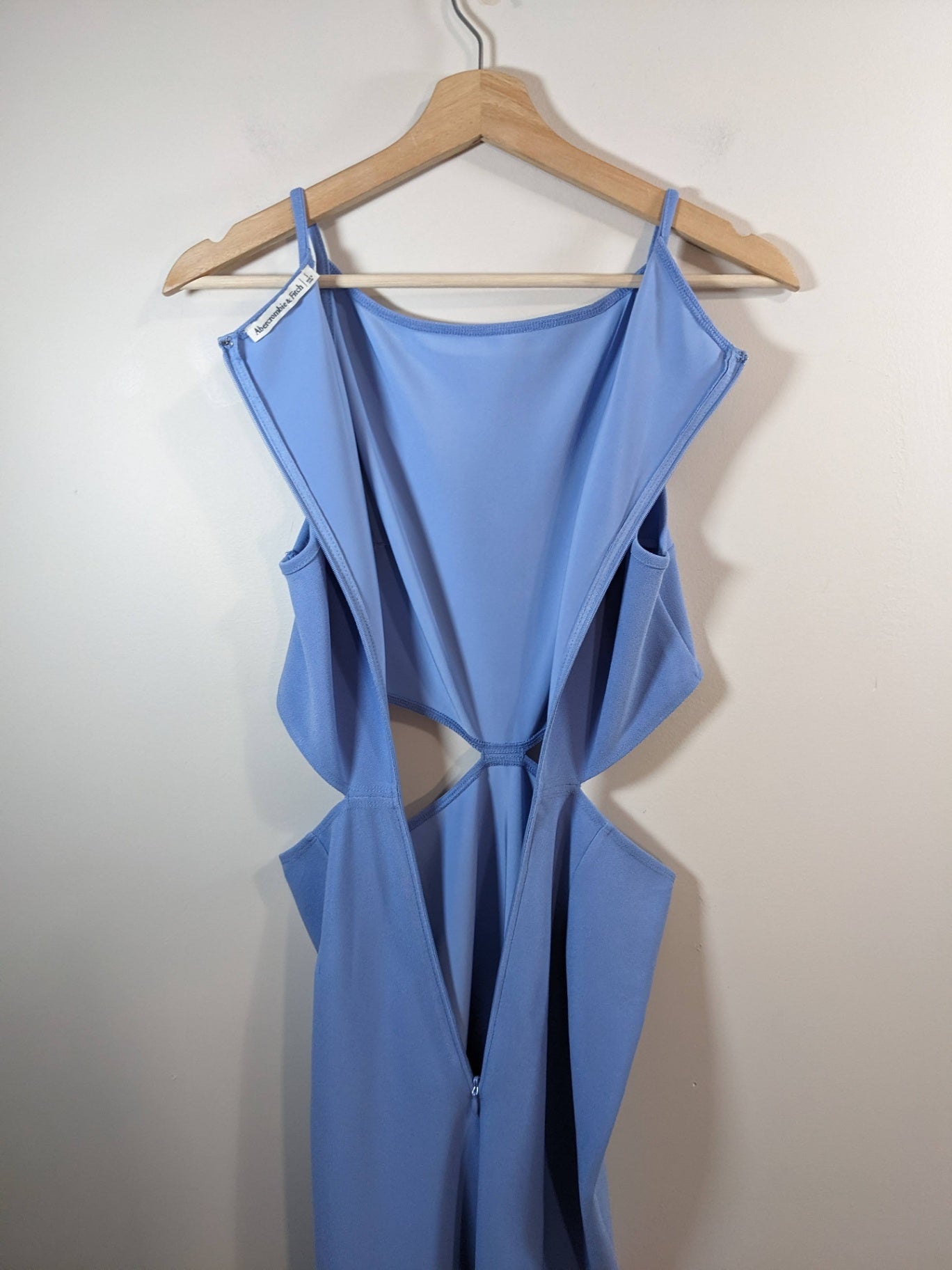 Abercrombie & Fitch Blue Cut-Out Dress - S
