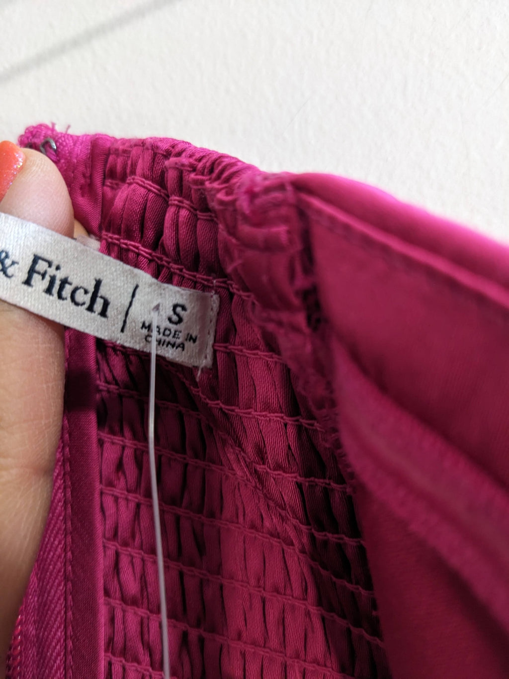 NWT Abercrombie & Fitch Pink Strapless Dress - S