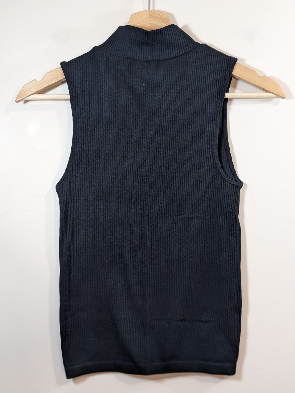 Cotton Candy Black Mock Neck Tank - S/M