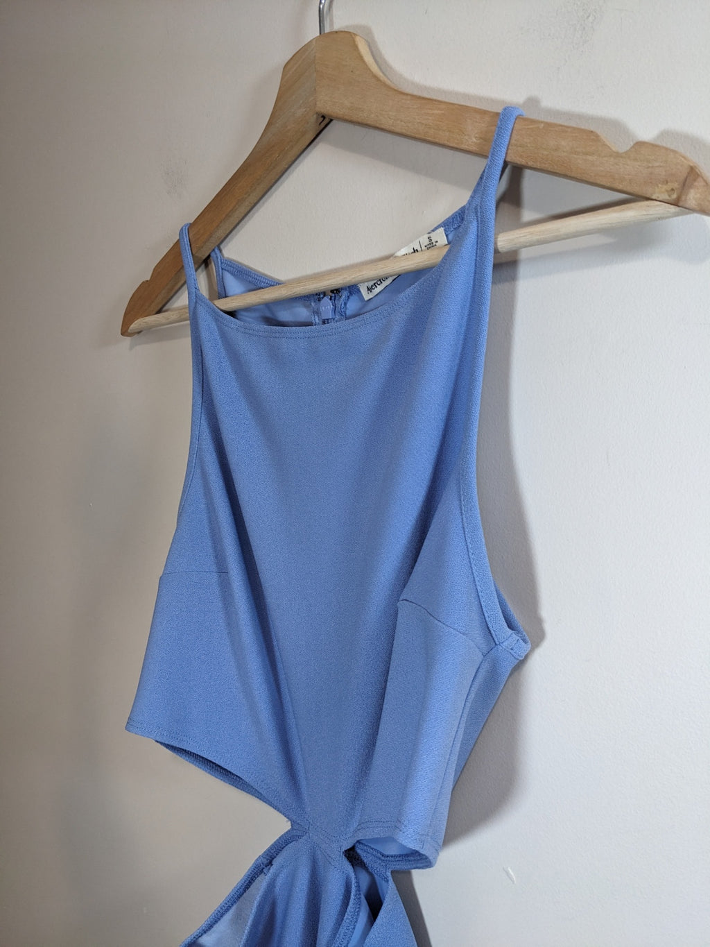 Abercrombie & Fitch Blue Cut-Out Dress - S