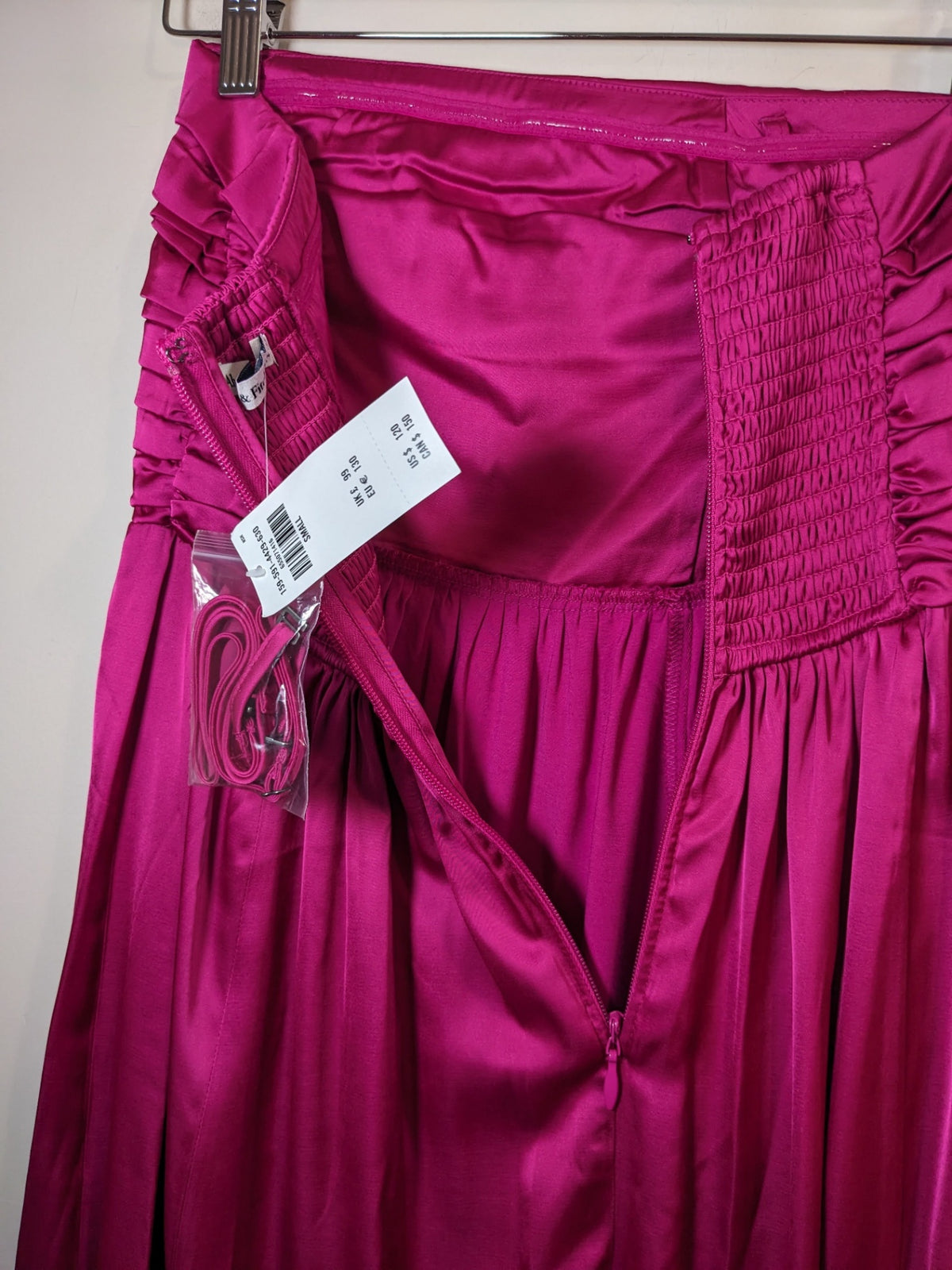 NWT Abercrombie & Fitch Pink Strapless Dress - S
