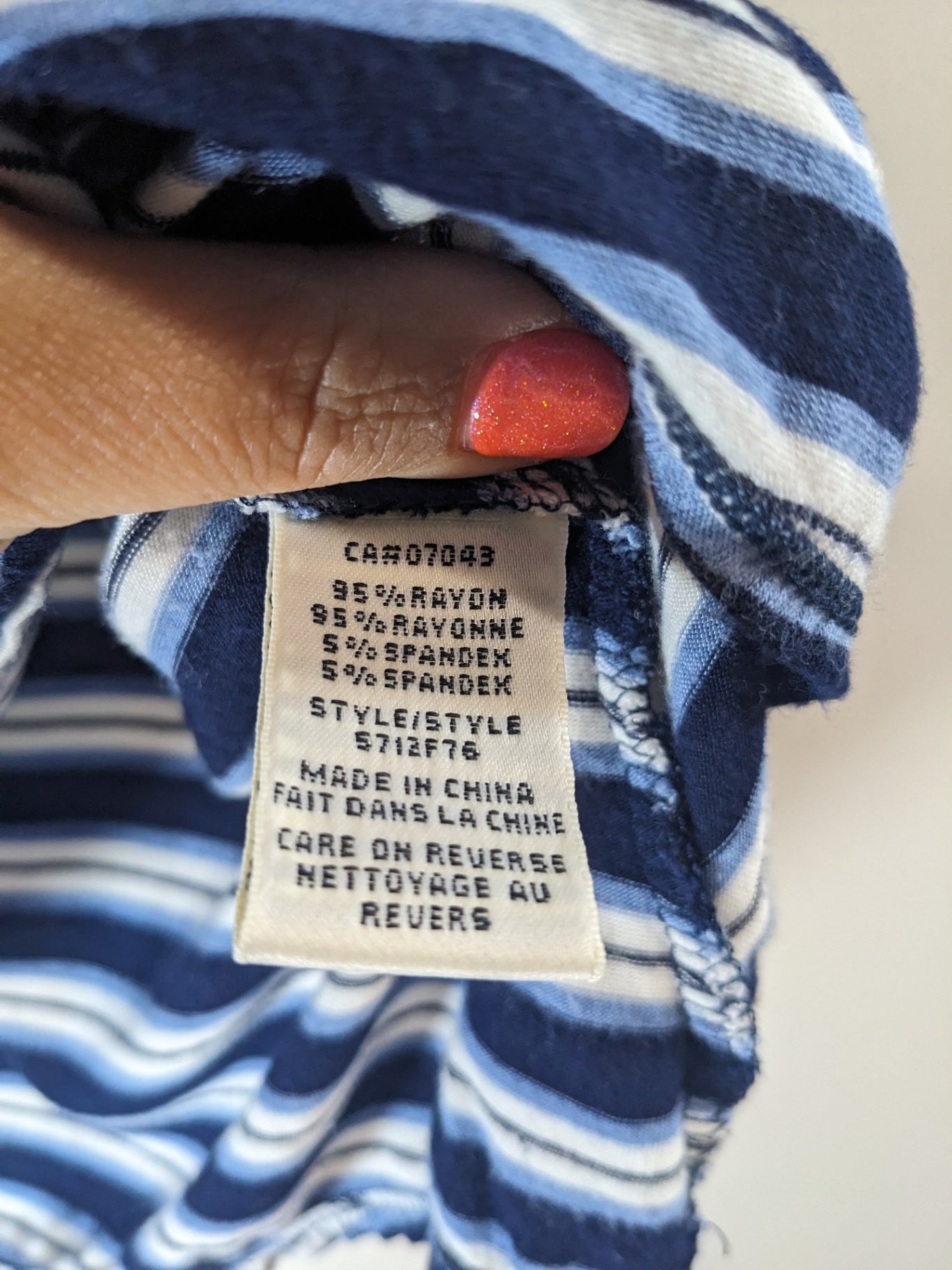 MAX STUDIO Striped Blouse - S