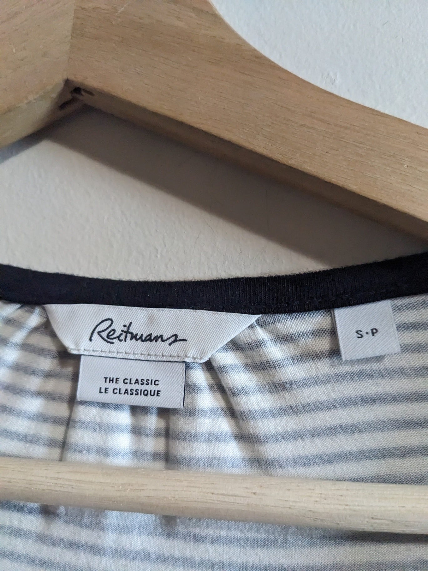 Reitmans Striped Long Sleeve - S
