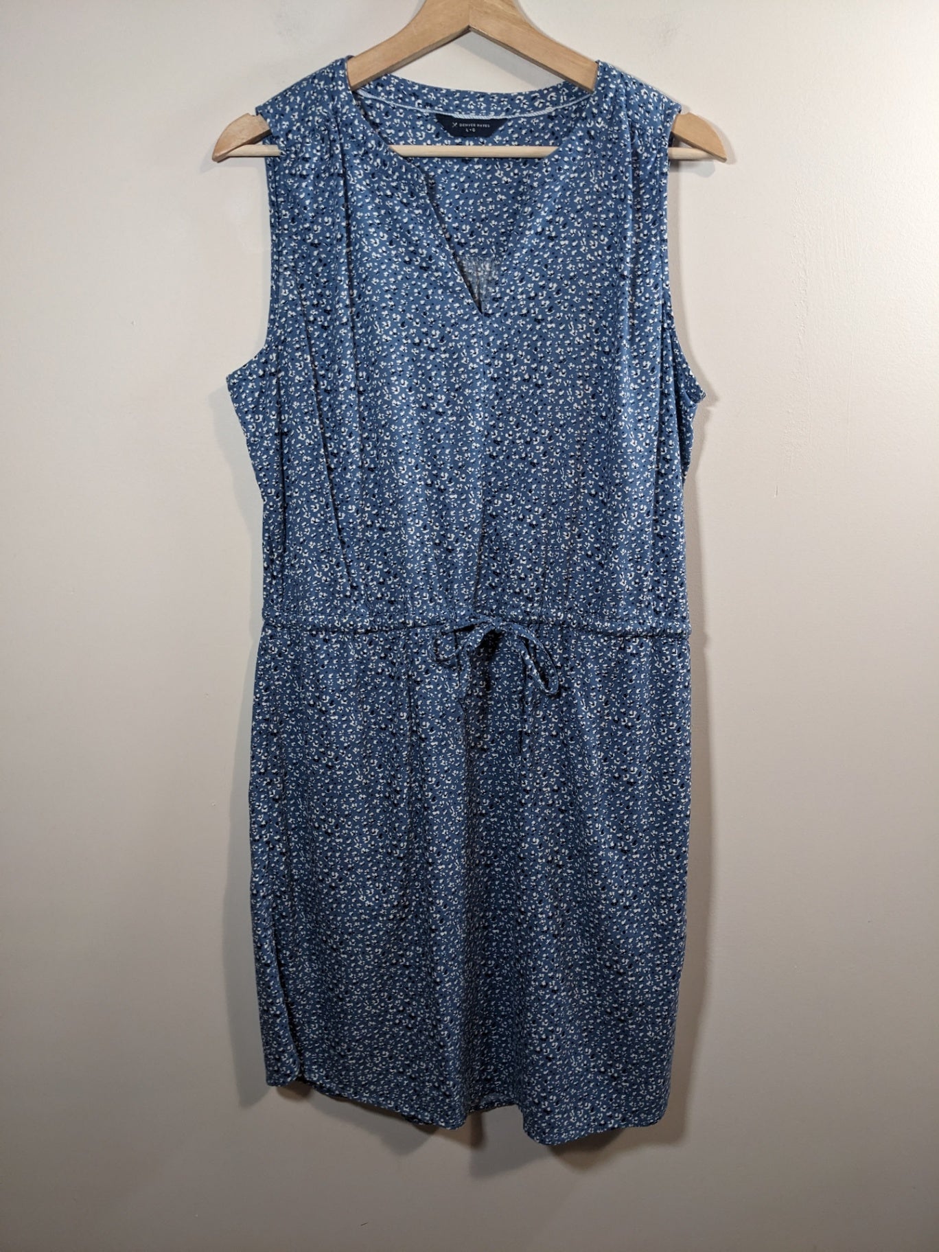 Denver Hayes Blue Floral Dress - L