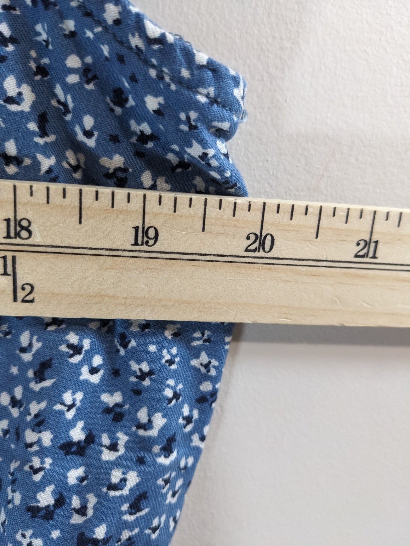 Denver Hayes Blue Floral Dress - L