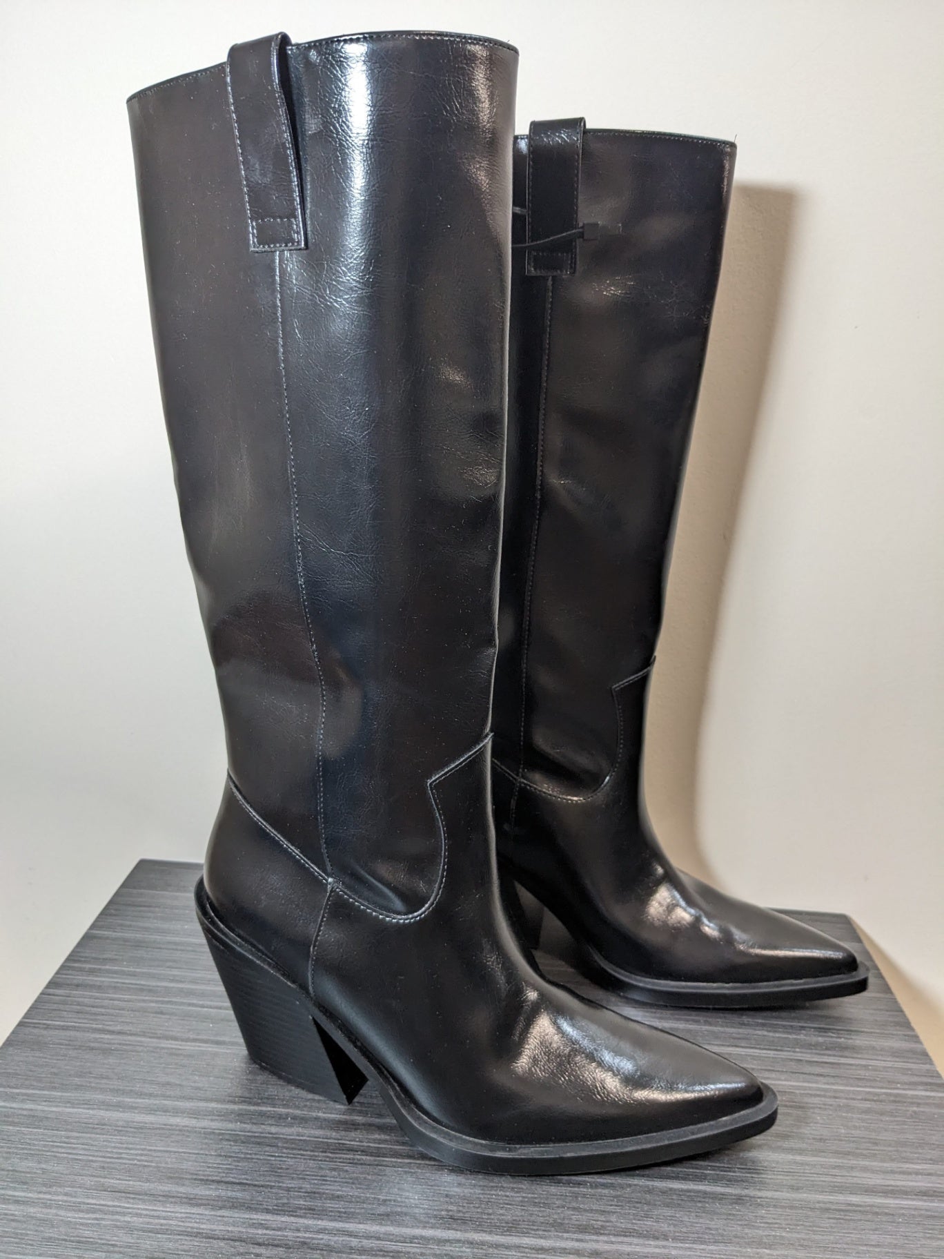 NWT Zara Black Boots - sz 9