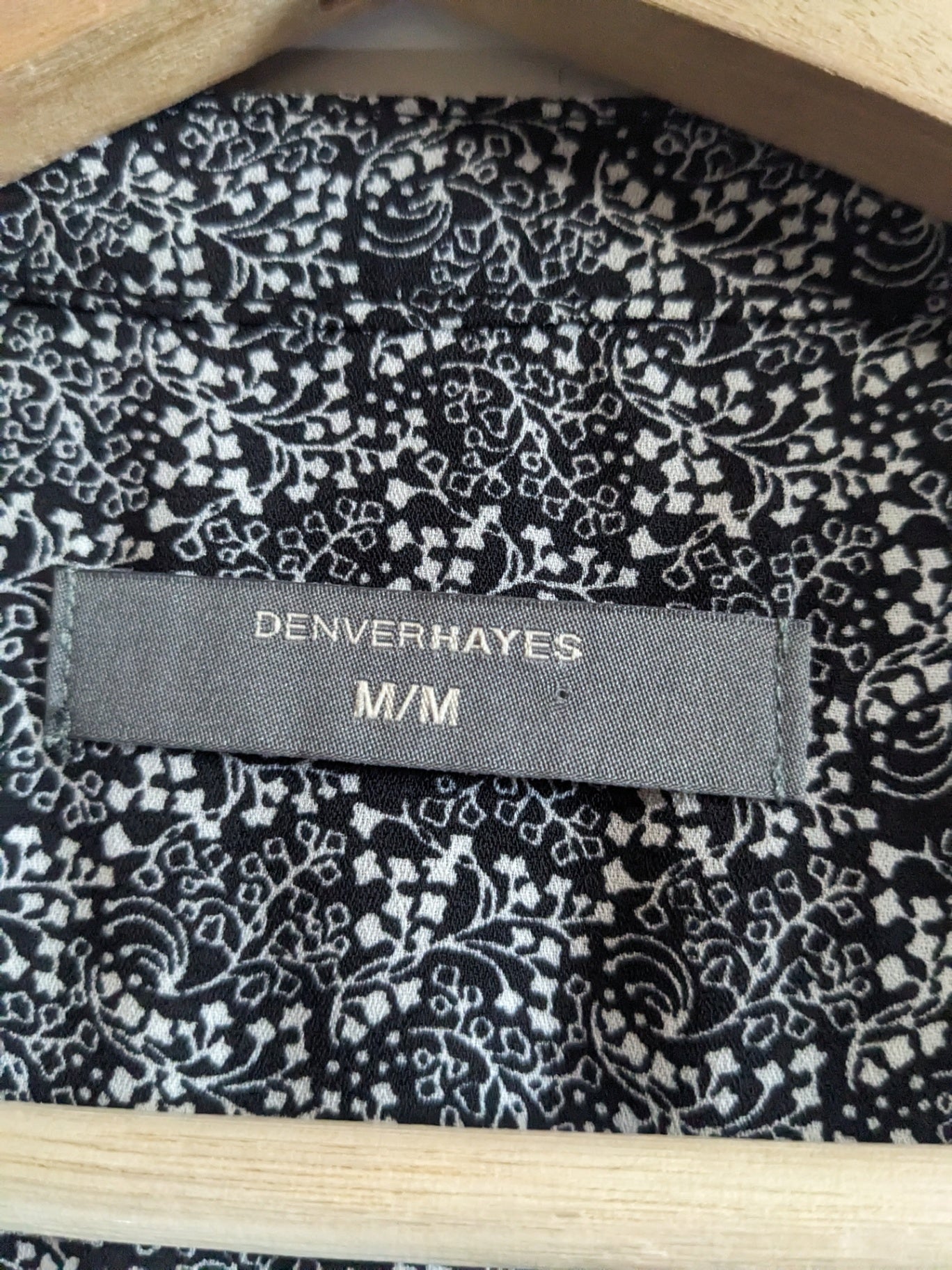 Denver Hayes Black Floral Dress - M
